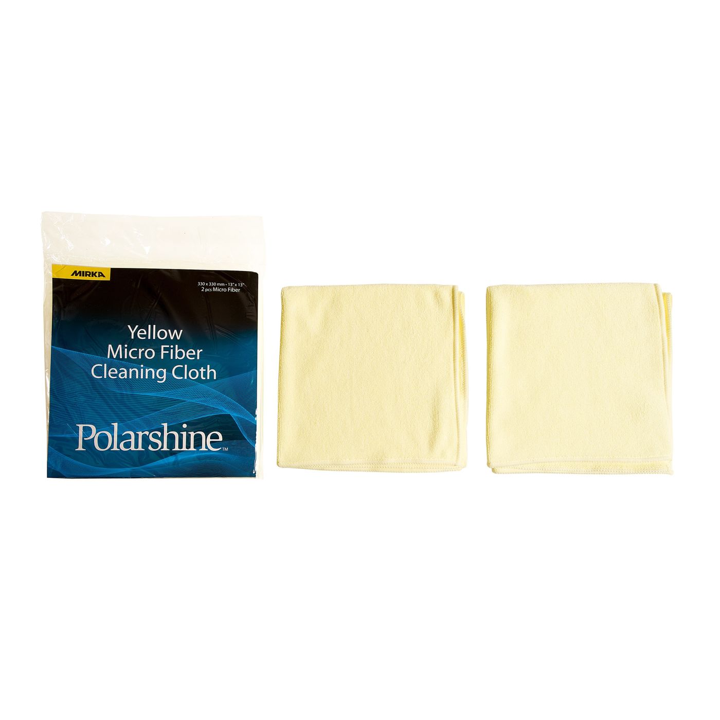دستمال میرکا Cleaning Cloth Micro Fiber 330x330mm Yellow,2/Pack