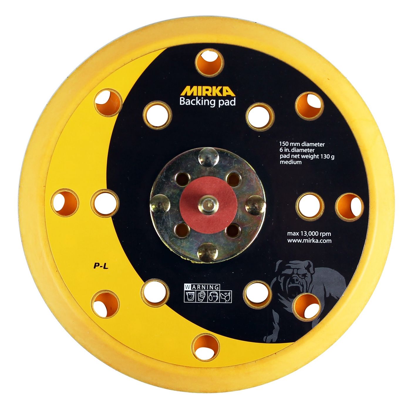 کفی میرکا Backing Pad 150mm 5/16" Grip 15H Medium